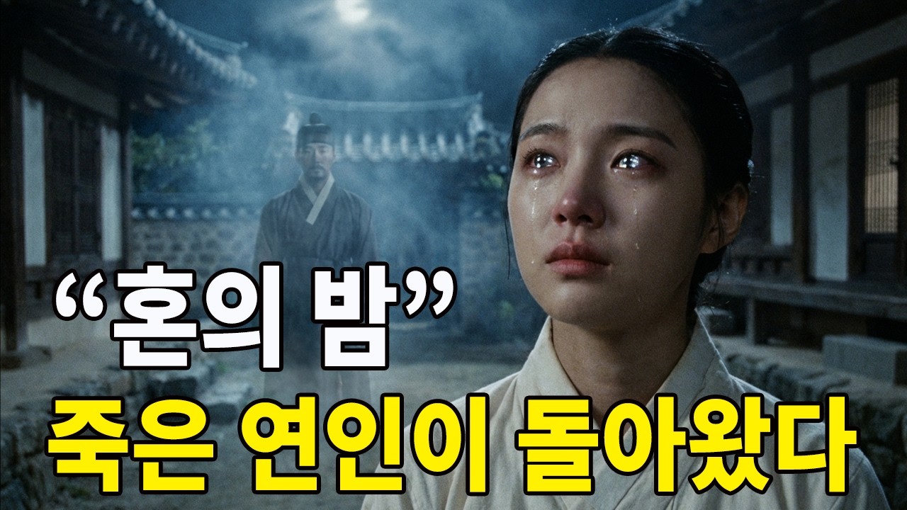 혼의 밤 🌙 죽은 연인이 달빛 속에 돌아왔다 | 국악풍 트로트 발라드