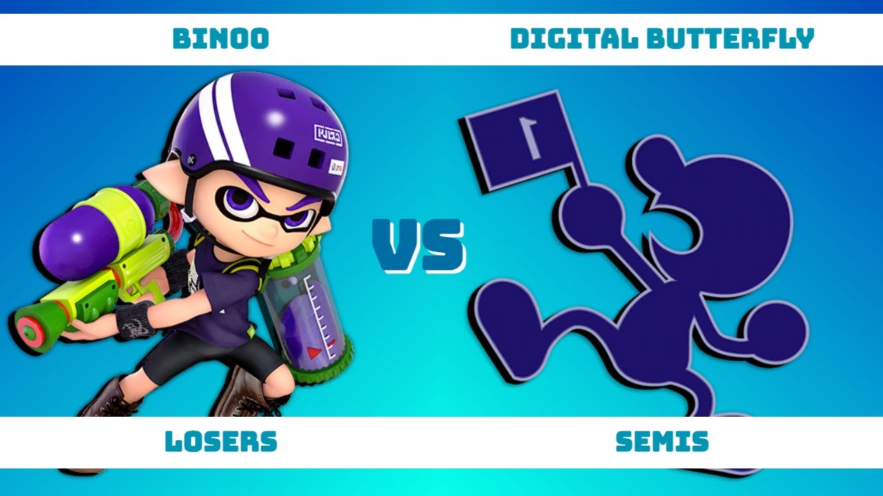 KW Colosseum S2W2 SSBU | Losers Seminfinals Binoo(Inkling) vs Digital Butterfly(Mr. Game & Watch)