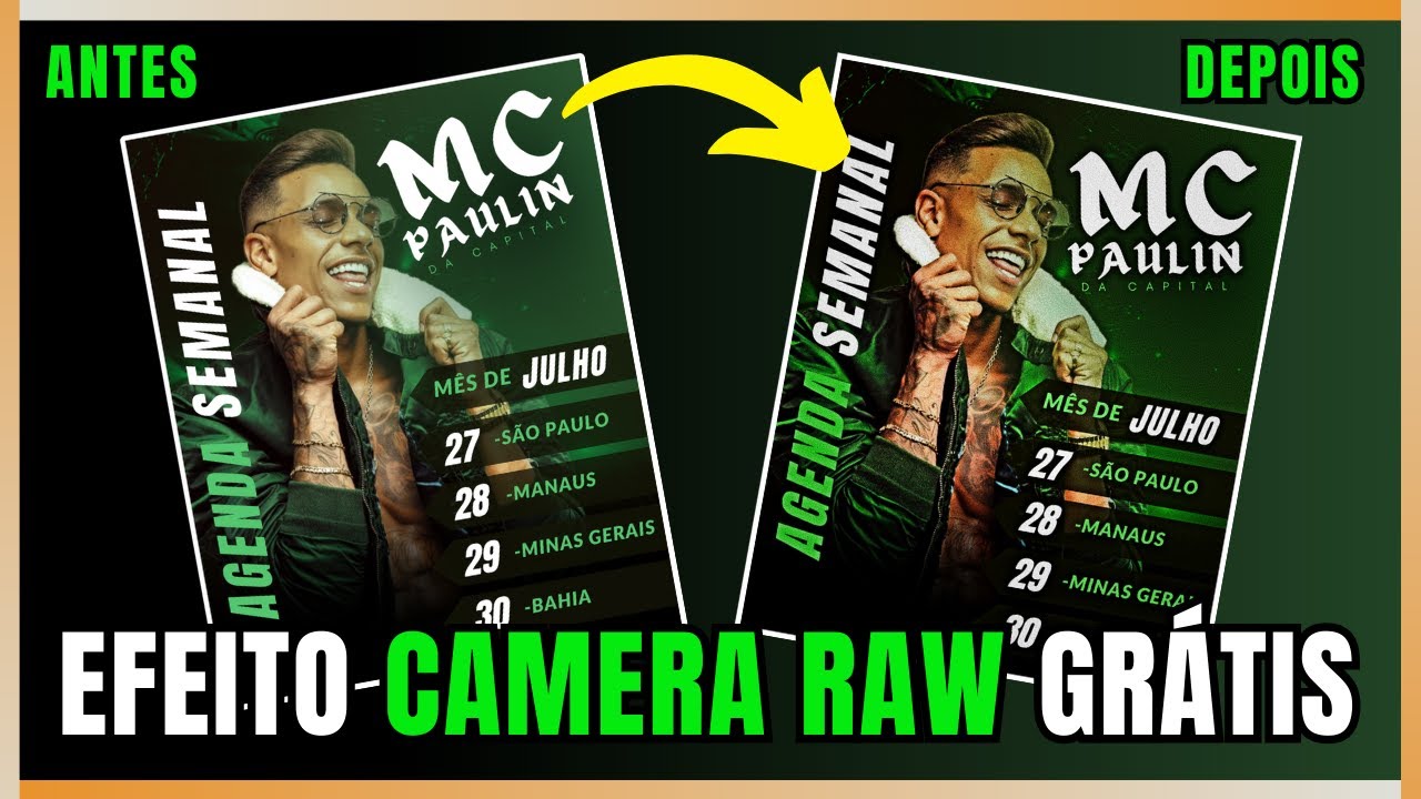 EFEITO CAMERA RAW GRÁTIS SEM PHOTOSHOP COMO ASSIM?