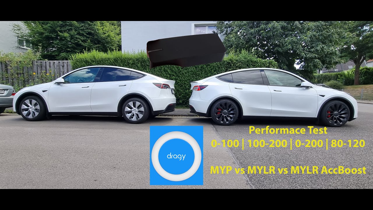 Tesla Model Y Performance MIG 0-100 | 0-200 | 100-200  vs LR vs LR Boost Dragy GPS Time Real World
