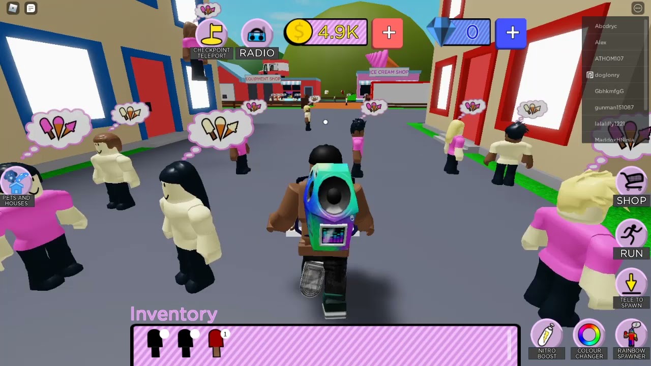 ASMR EATING JOLLY RANCHERS CANDY & PLAYING ROBLOX ICE CREAM VAN SIM PART 8 | ASMR TY
