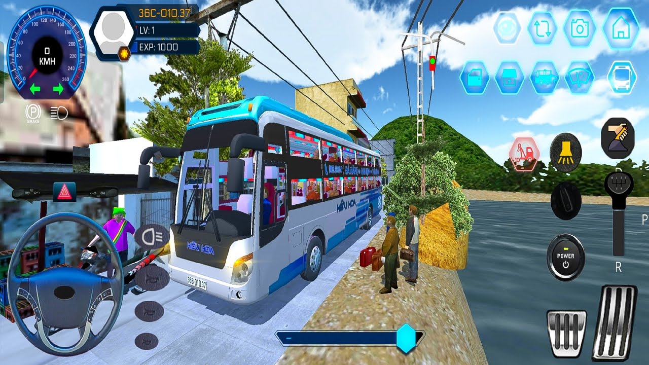 Bus Simulator Vietnam - Realistic Public Bus Narrow Road Driving - Android Gameplay 
