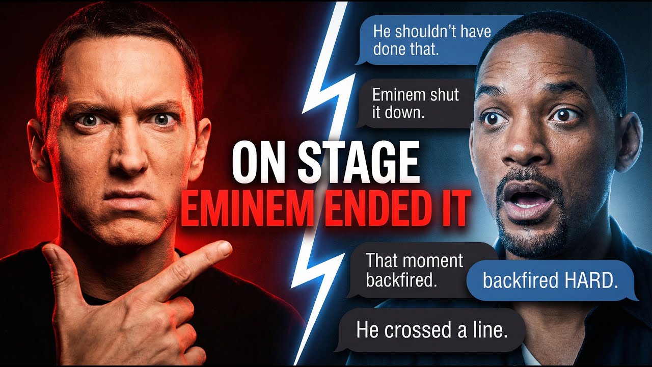Will Smith Crossed The Line On Stage… Eminem Shut That Sh*t Down!
