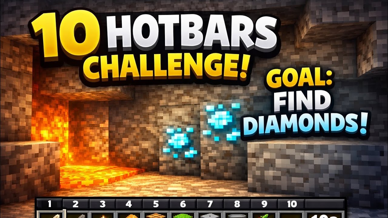 Minecraft but i can use 10 inventory slots 