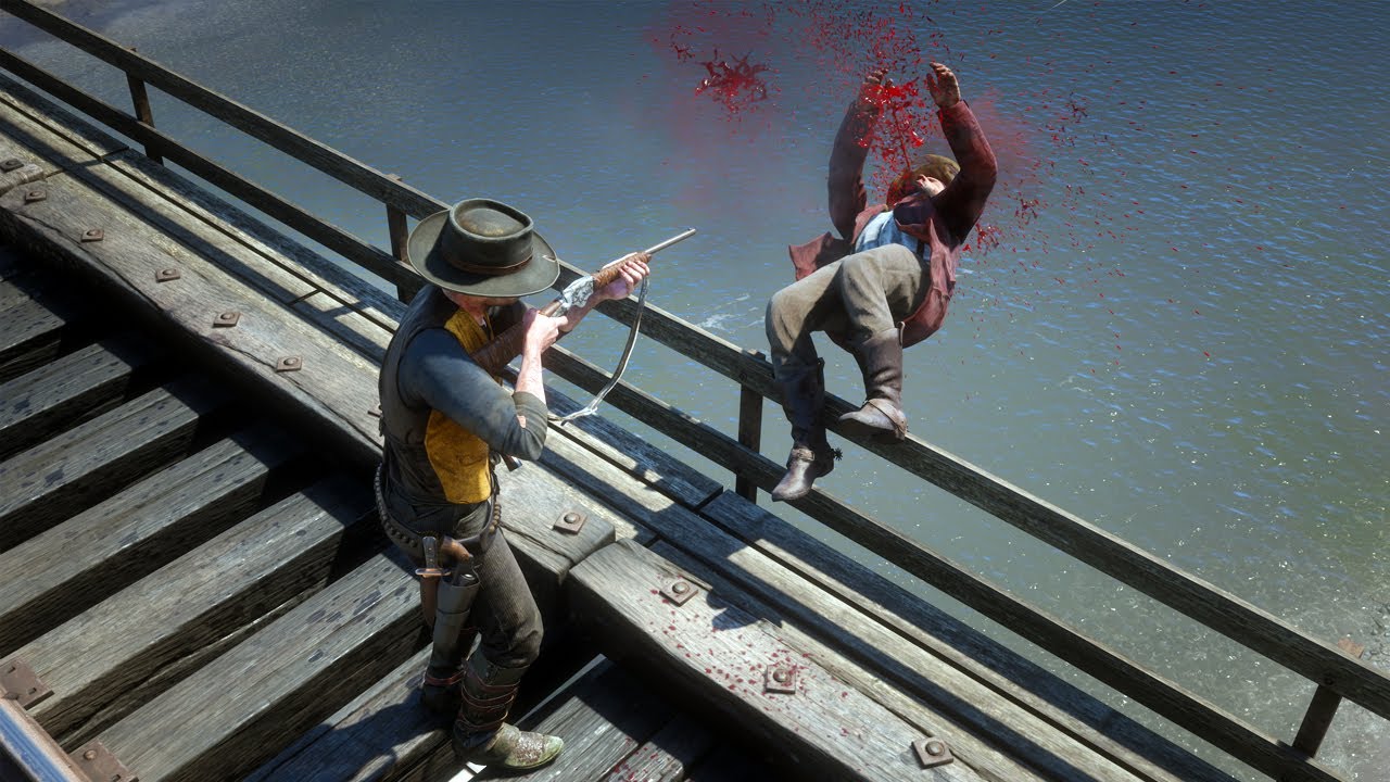 Red Dead Redemption 2 4K 60FPS &mdash; Смешные и жестокие моменты, том 143 (Euphoria Ragdolls)