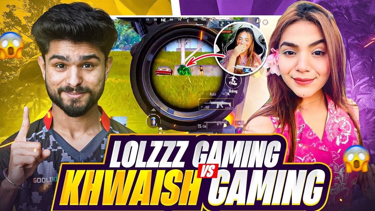 @LoLzZzGaming vs @KhwaishGamingYT 4v4 CLASSIC FIGHT | CAN I CLUTCH HER SQUAD ?