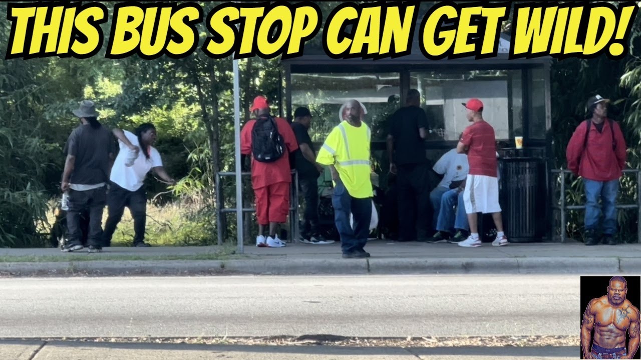Why Everyone’s Scared of THIS Bus Stop 😨🚍....#addictive #homeless #sad