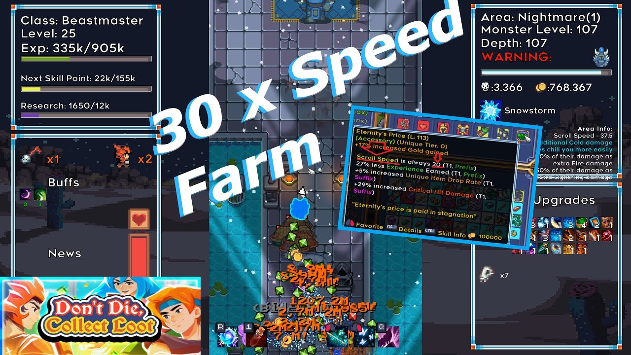 OP Beastmaster Nightmare 30x Speed Farm Build in 