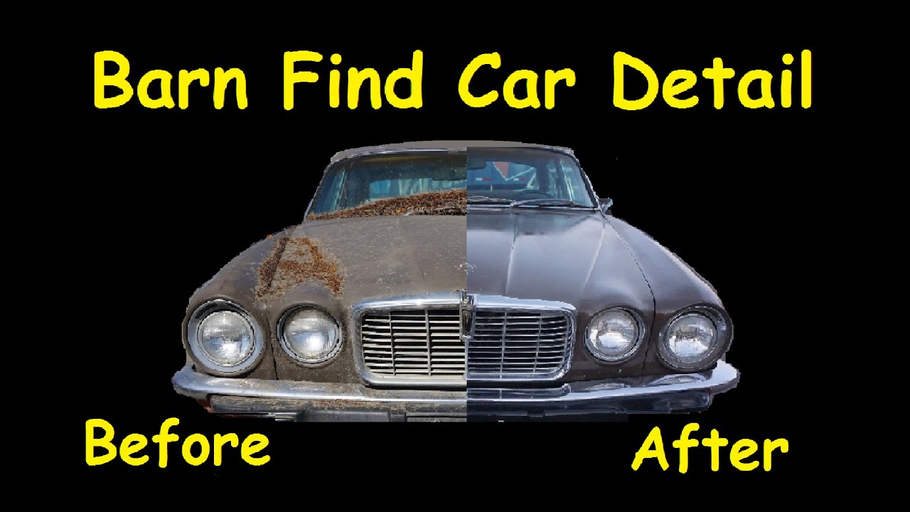 Old Barn Find Car Detailing How To Polish Buff Clean DIRTY Cars Video
