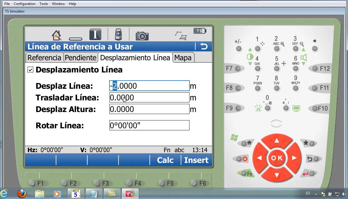 Tutorial Línea de Referencia con Simulador Leica Geosystems