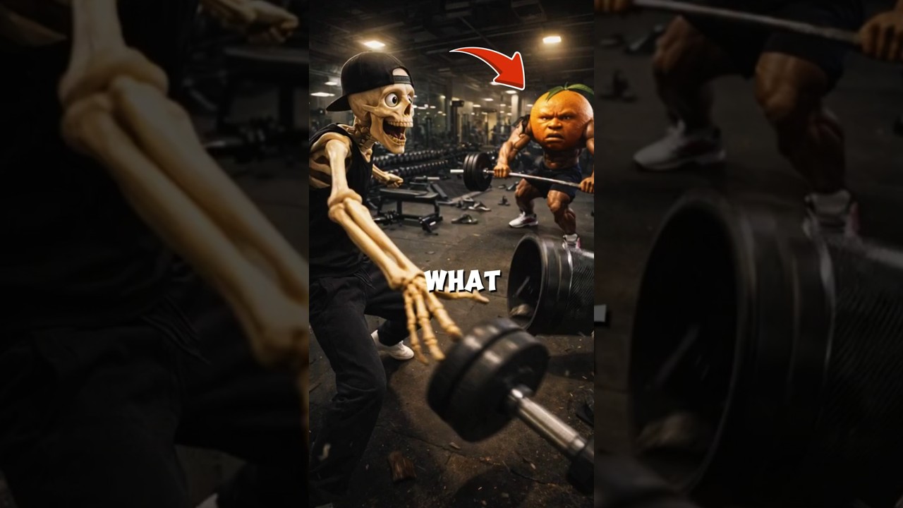 Udindindun gegen mich: Gewichtheben-Desaster 🤯 #Gehirnverfall #Skelett #Geschichte #Fitnessstudio...