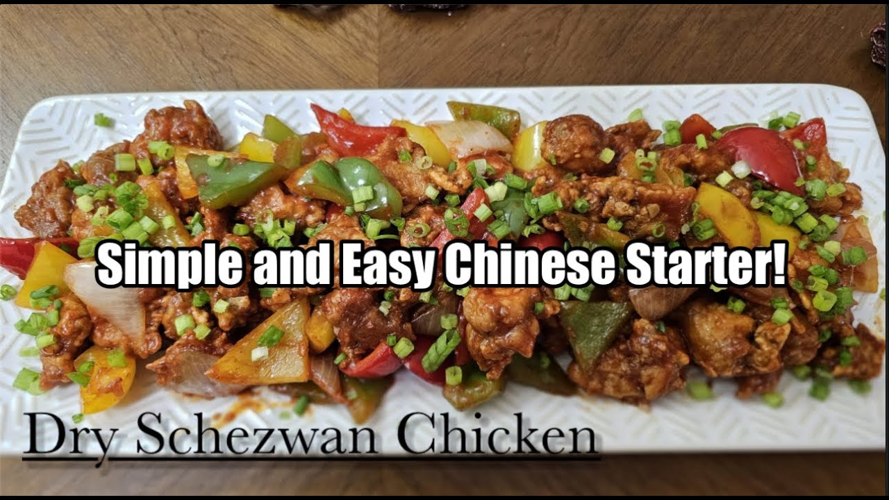 Dry Schezwan Chicken || Chinese Starter || Chinese Style Recipe