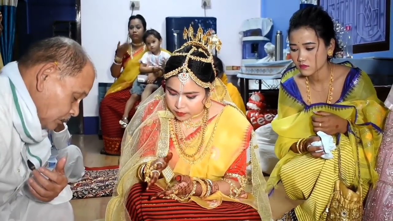 Jumi Rajkumari weds   Rustom Sinha