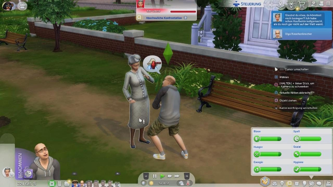 Die Sims 4 - Knautschgesicht ärgern 😏