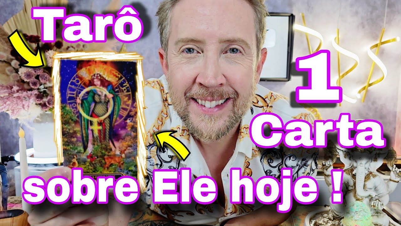 1 CARTA SOBRE ELE HOJE ! QUAL A ENERGIA DELE HOJE EM RELAÇÃO A VOCÊ?rei do oráculo hoje,bubatarohoje