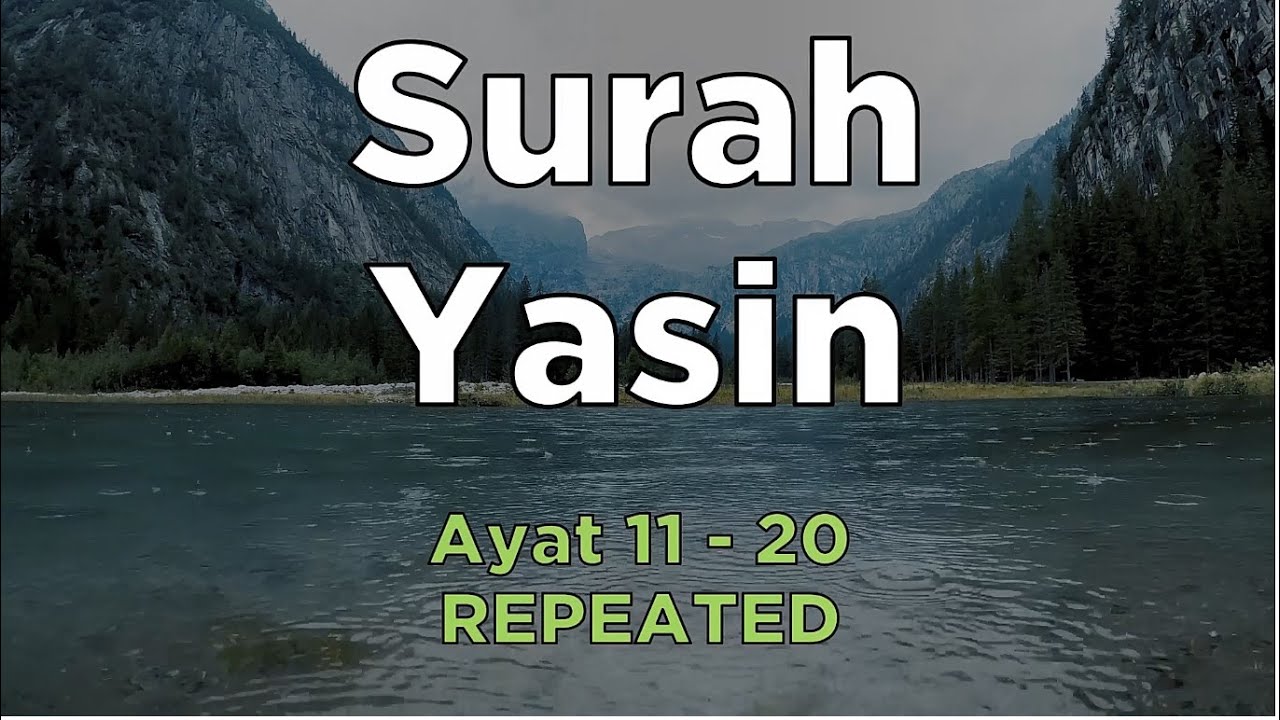 Surat Yasin Ayat 11-20 Untuk Hafalan | Mishary Rashid Alafasy