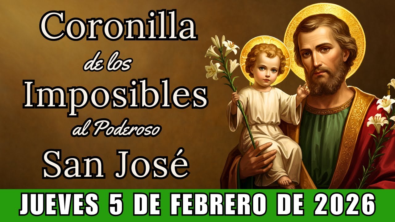 SAN JOSÉ - CORONILLA DE LOS IMPOSIBLES - DÍA DE MILAGROS - Jueves 5 de febrero de 2025