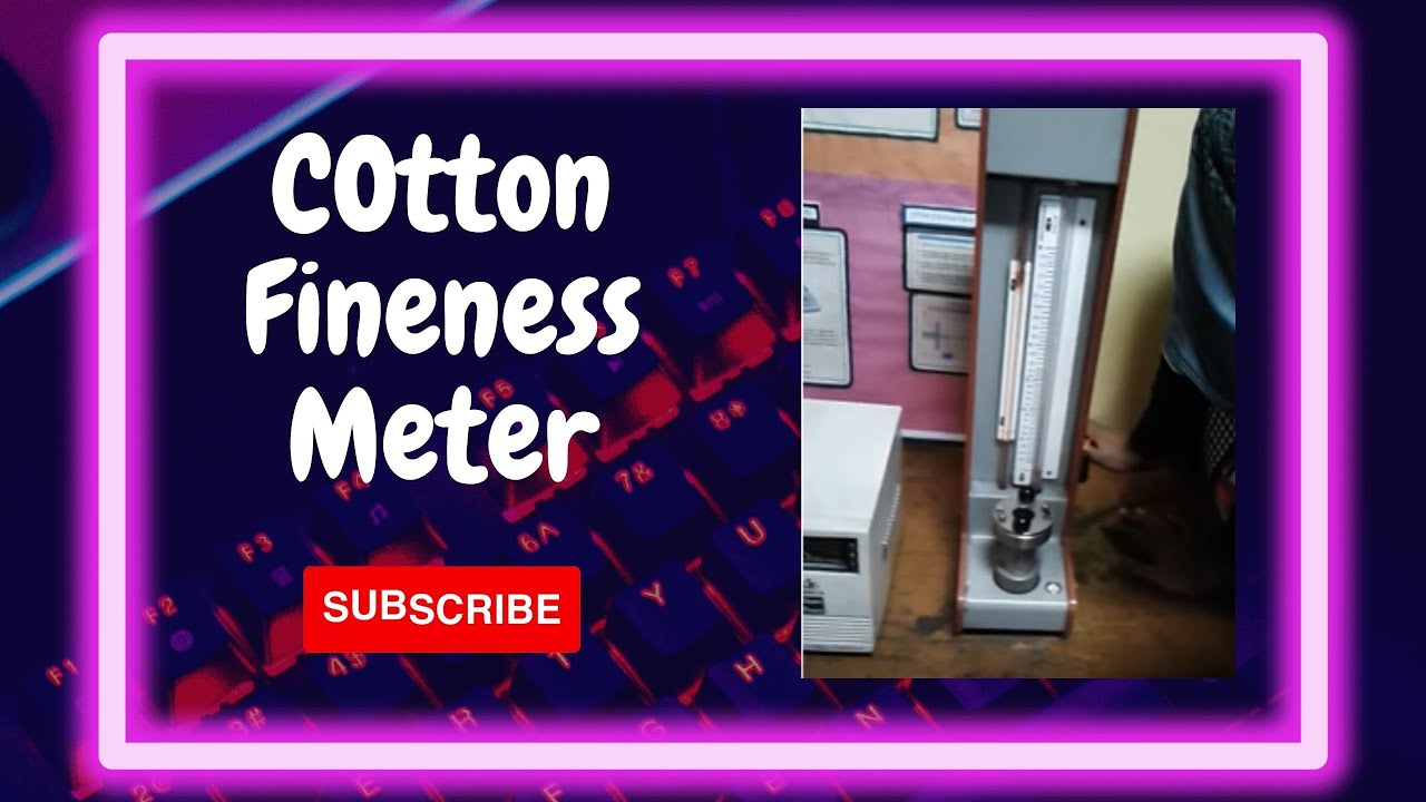 Wira Cotton Fineness Meter (Air Flow Meter)