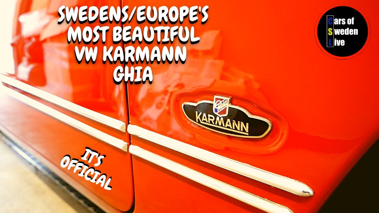 САМЫЙ КРАСИВЫЙ В ЕВРОПЕ VW KARMANN GHIA