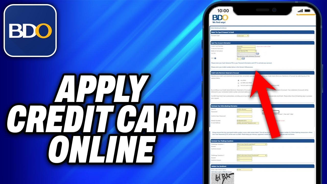 How To Apply BDO Credit Card Online - Easy Fix