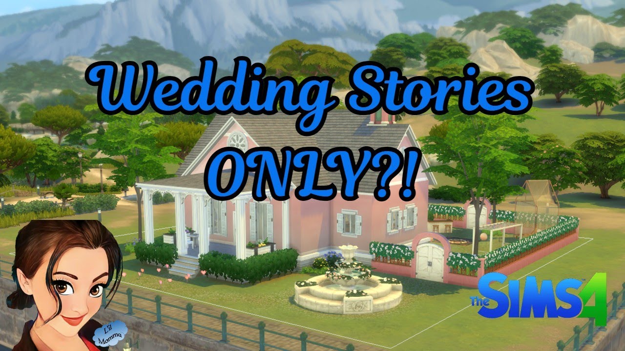 Building With WEDDINGS STORIES & Base Game ONLY | Sims 4 | Walk Thrus