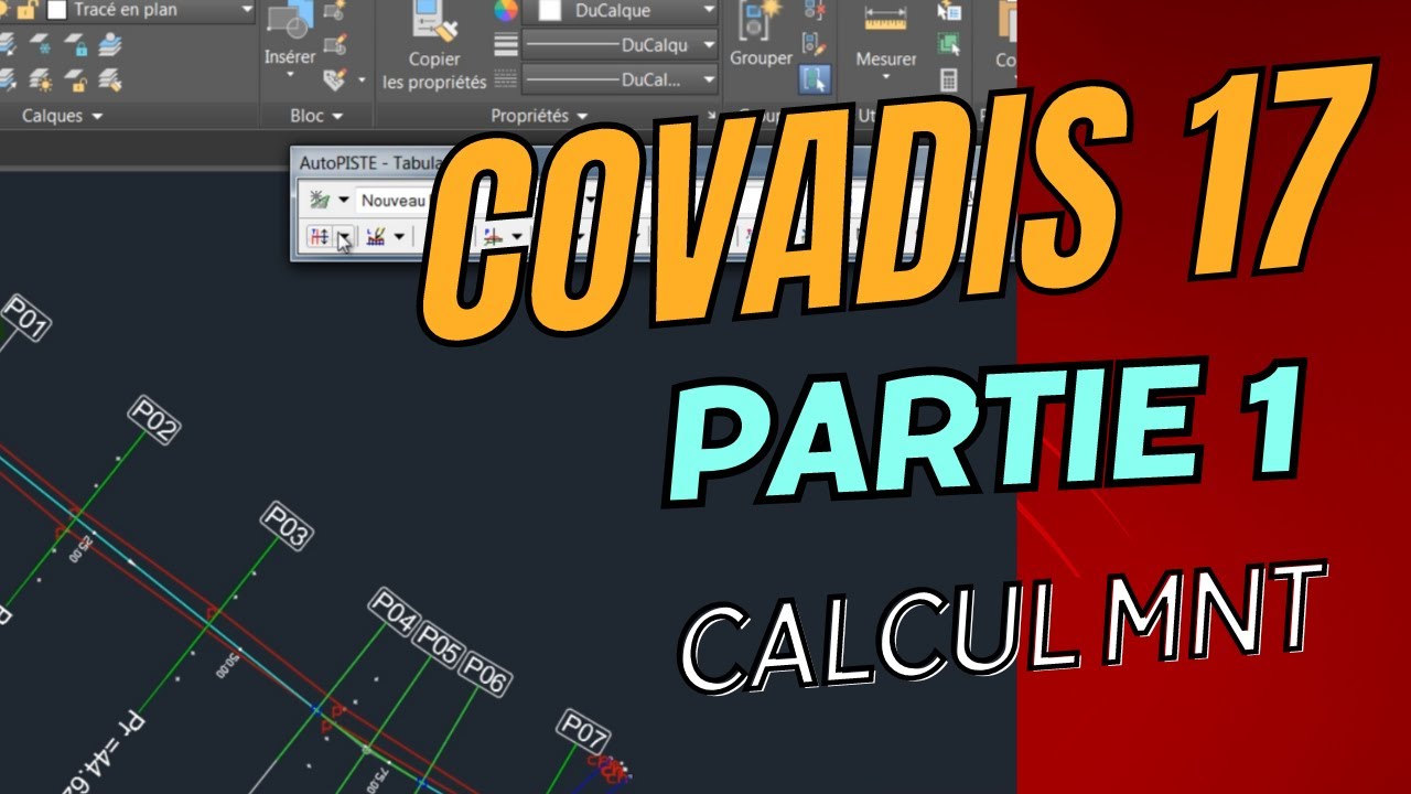 Formation Projet Routier sur Covadis Autopiste 17- Partie 1: Calcul MNT