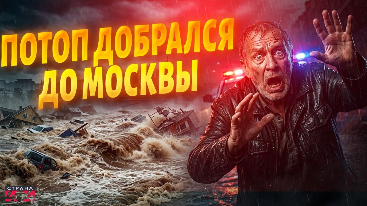 Москва, ГОТОВЬСЯ! ВОДА стирает все на своем пути: вся РФ уходит под воду. СПАСЕНИЯ НЕТ!