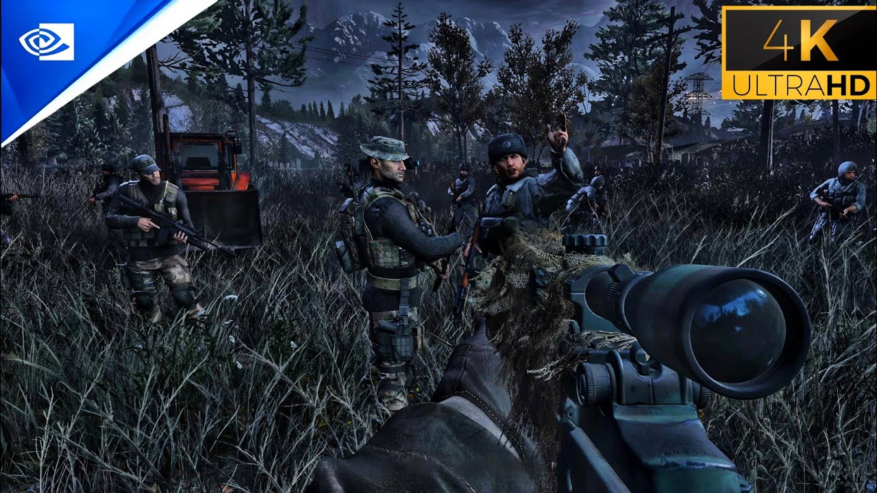 Ночная спасательная операция снайпера SAS | COD Modern Warfare Remastered — геймплей Ultra Graphi...