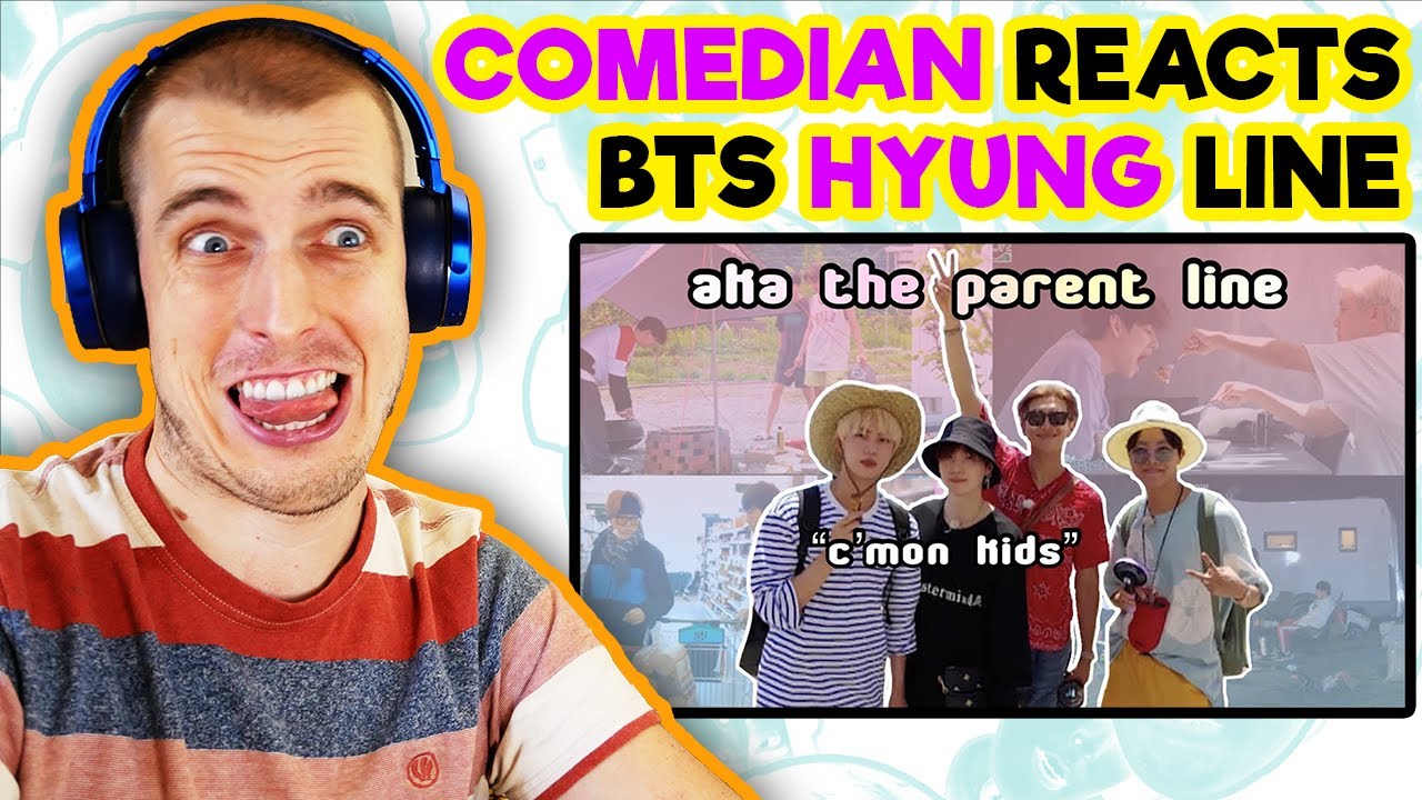 😂😂 Comedian Reacts to BTS hyung line acting like the parents of the maknae line 😂😂