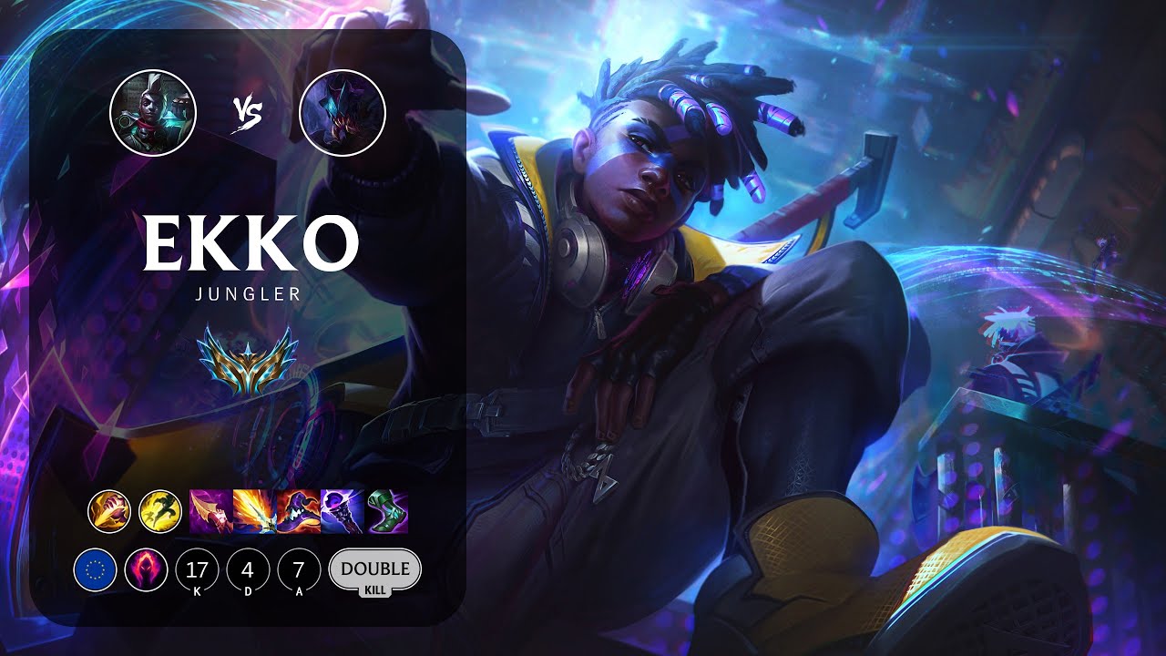 Ekko Jungle vs Rek'Sai - EUW Challenger Patch 14.4