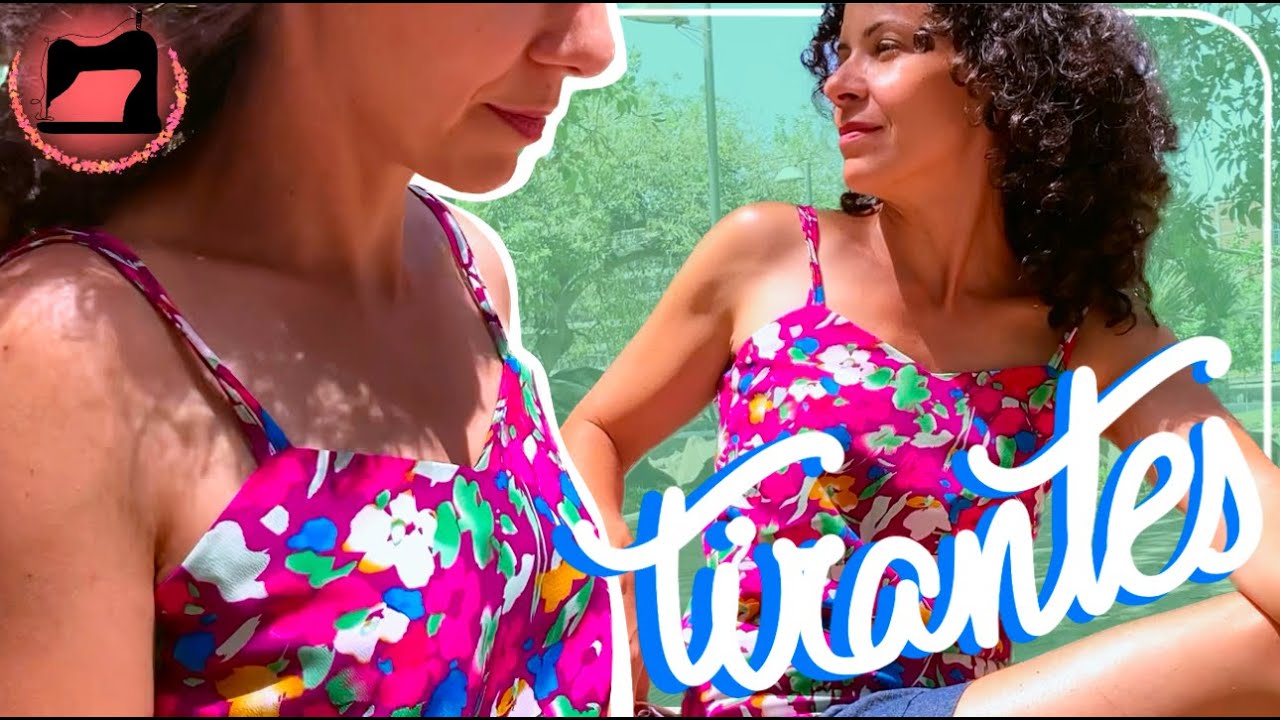 ¡Te enseño a hacer el patrón! Blusa de tirantes con vistas FÁCIL.