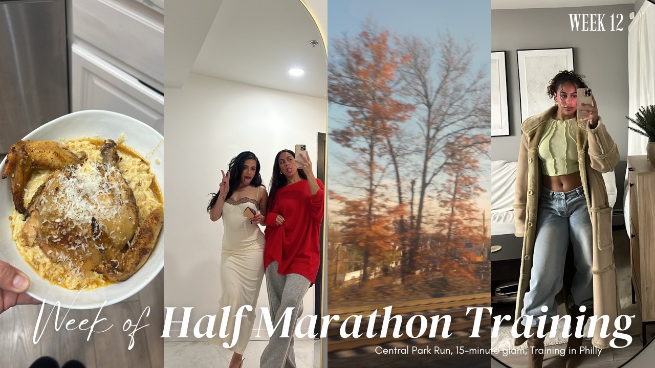 Half Marathon Training Week 12 | Running all of Central Park, Ulta Haul, Traveling to Philadelphia
