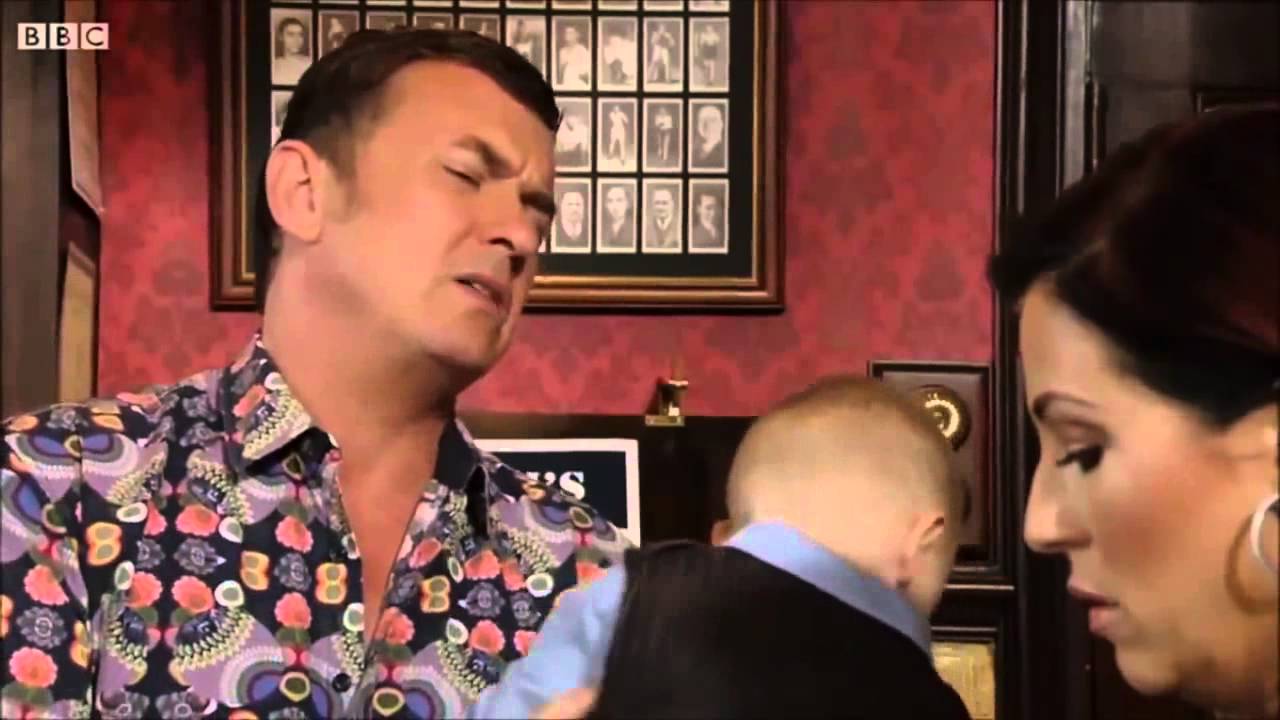 Max Branning punches Carl White (2013)