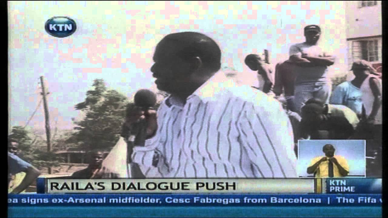 Raila re-emphasizes call for dialogue in Kisumu