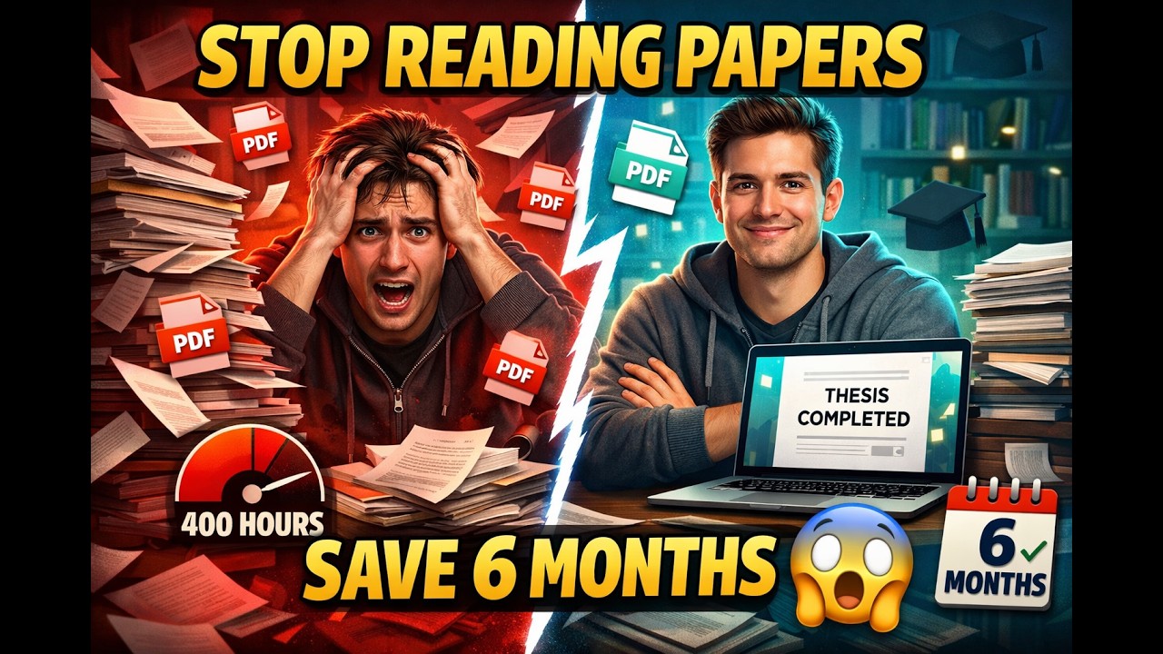 PhD Students: Stop Reading Papers (Save 6 Months on Your Thesis)