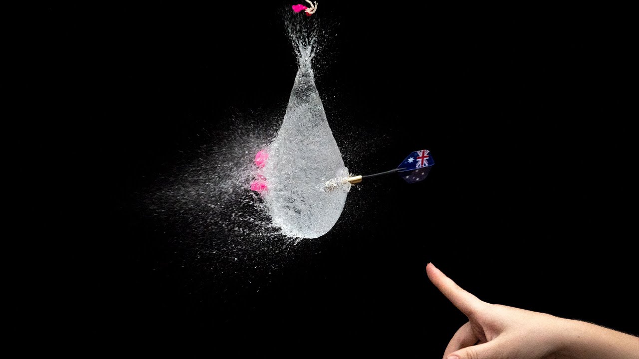 Panasonic Lumix G9 Super High Speed Pre Burst: the exploding water balloon at 60 frames per second.