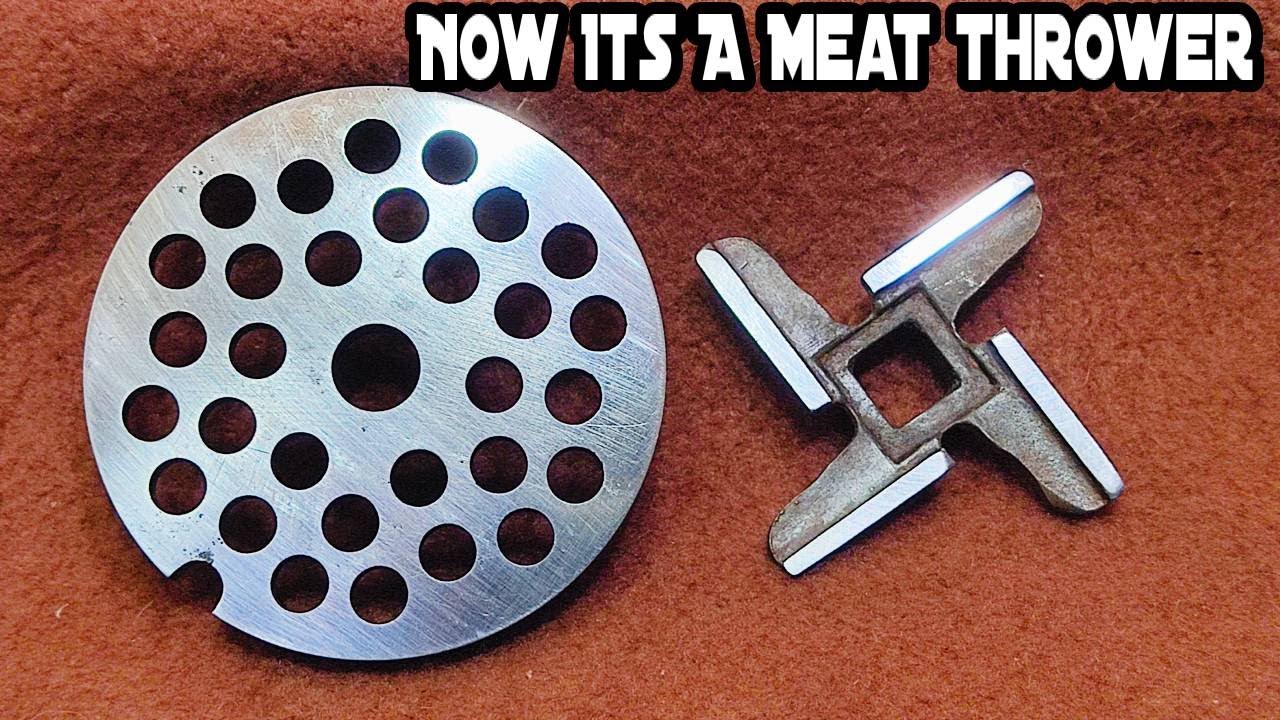 SHARPEN Your Meat Grinder Knife Like a PRO at Home
