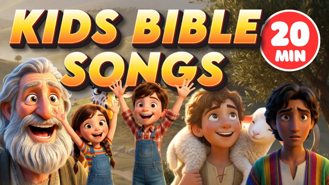 20 Minutes of Kids Animated Bible Songs 🎵 Bible Story Songs Playlist