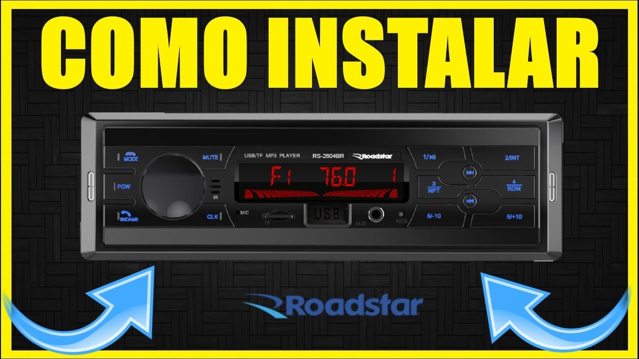 COMO LIGAR RÁDIO ROADSTAR RS-2604BR #ALANROD