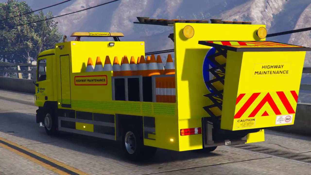Gta 5  HighWay Maintenance Truck Project coming next.