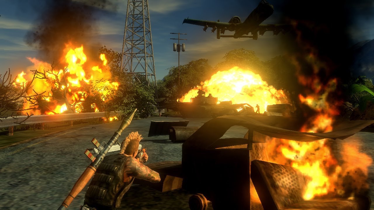 Mercenaries 2: WiF - All AirStrikes (4K)