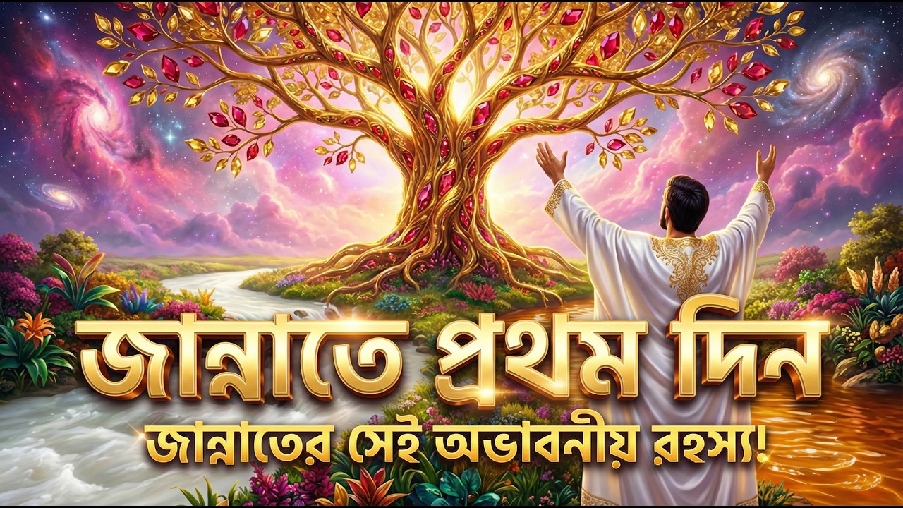 জান্নাতে আপনার প্রথম দিন কেমন হবে 😱 জান্নাতের সেই অভাবনীয় রহস্য! #jannah  #FirstDayInJannah