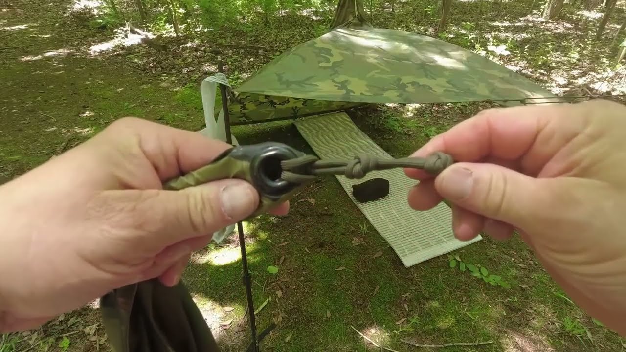 Knot and Loop - Adding Tie outs to Tarps and Ponchos with Grommets