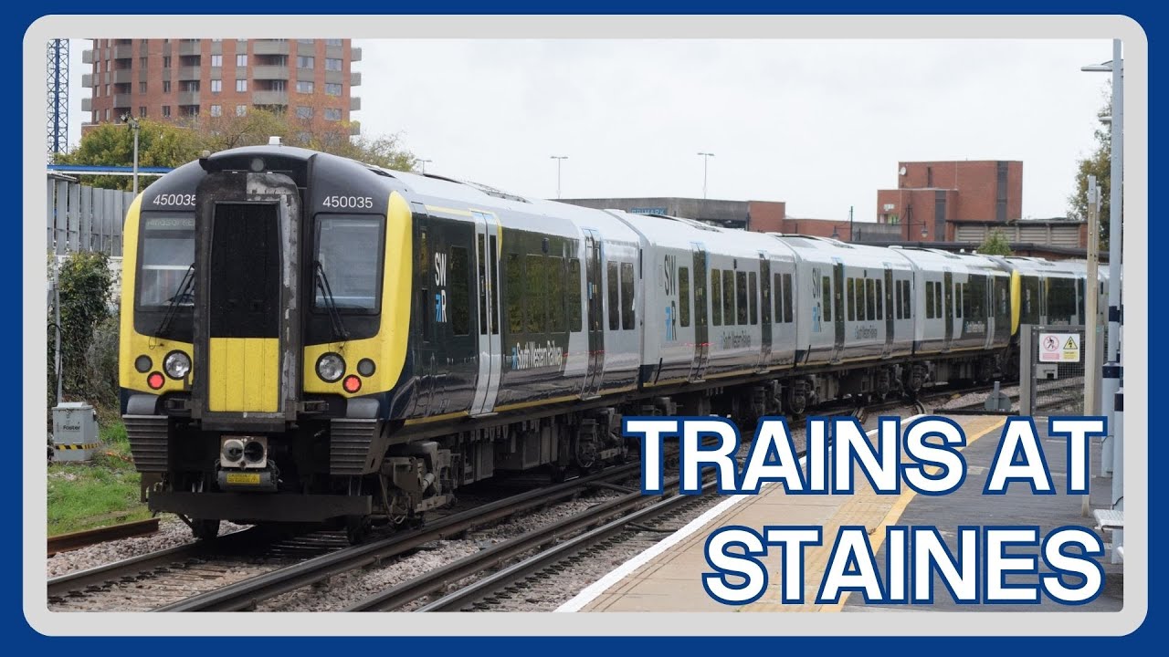 TRAINS at STAINES - 28/10/2024