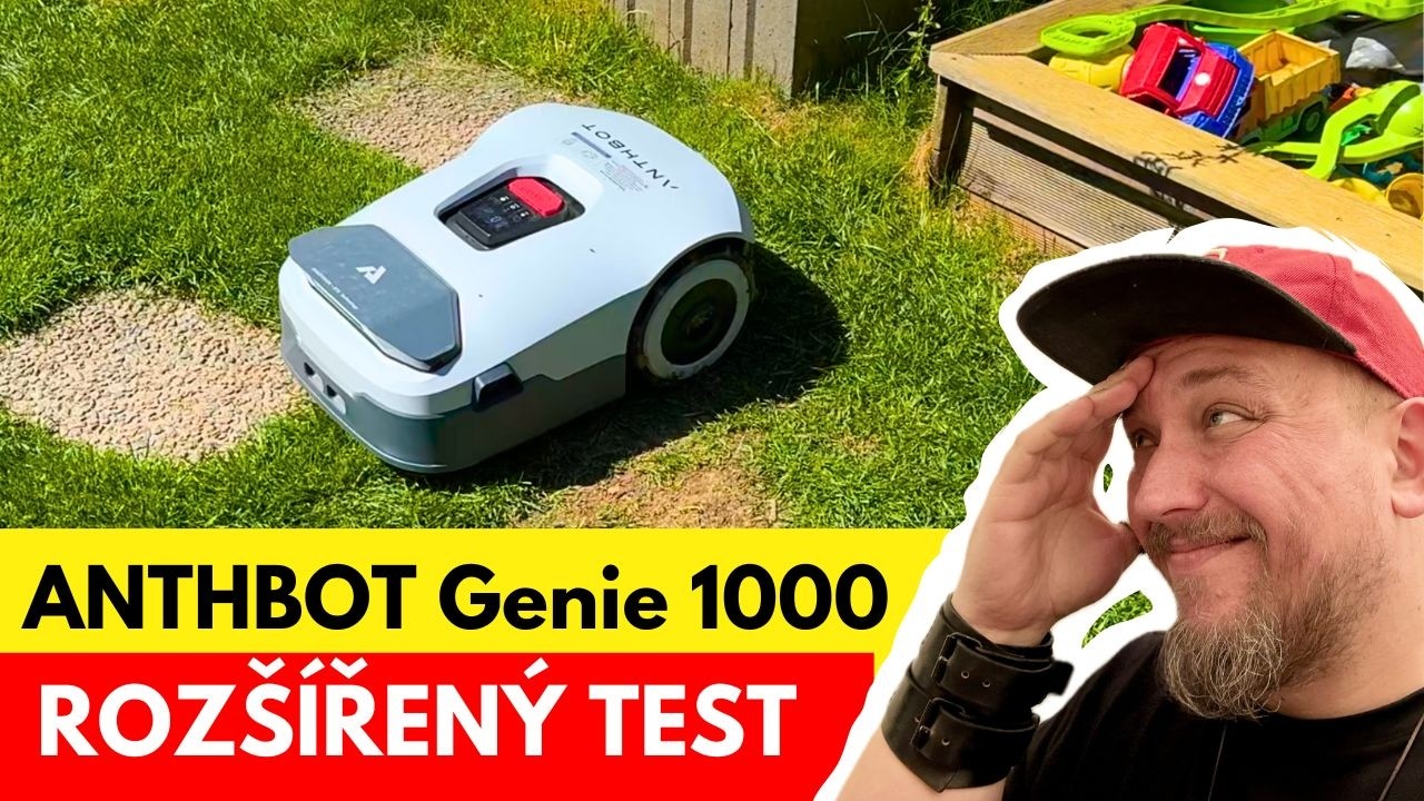 ANTHBOT Genie 1000 - Až moc chytrá robotická sekačka?