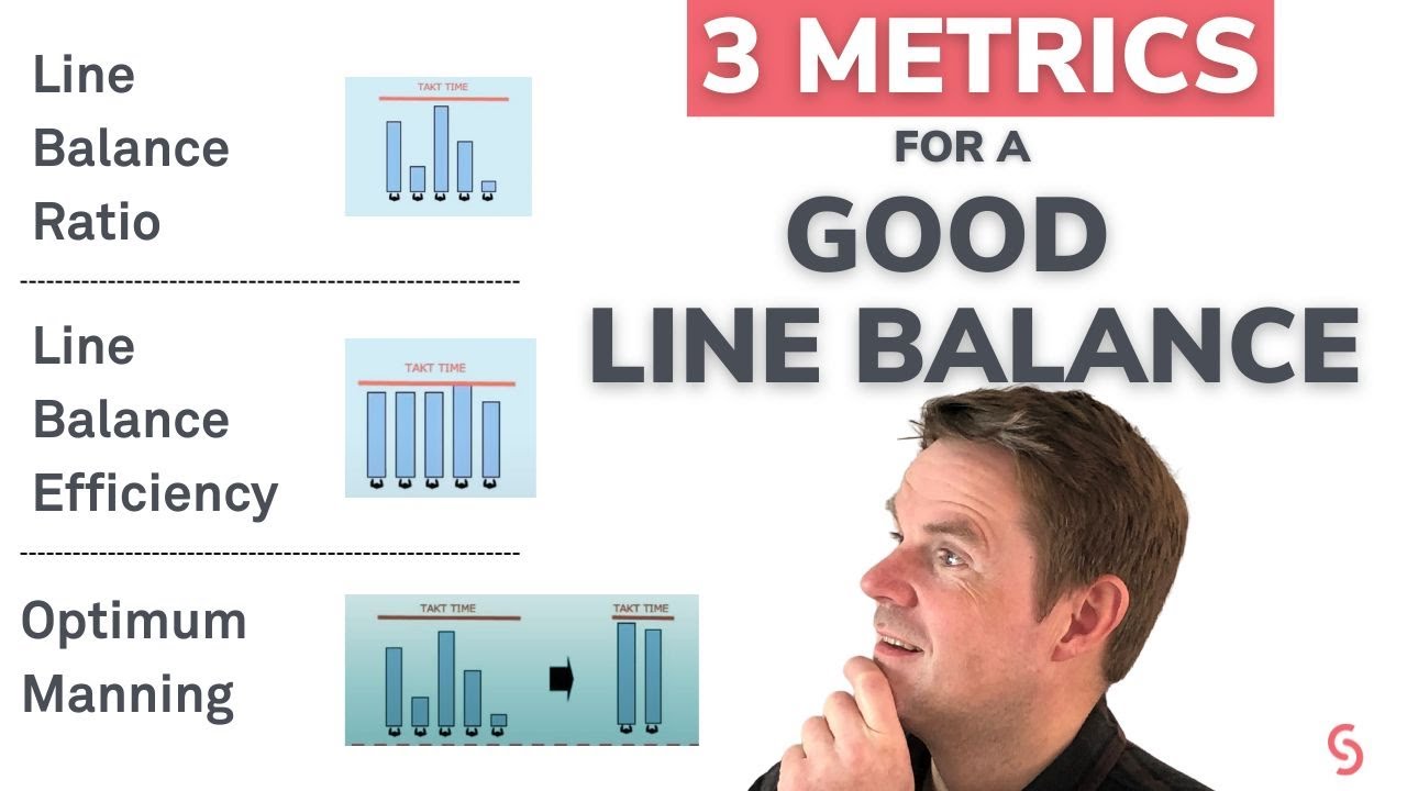 Line Balancing : 3 line balance metrics