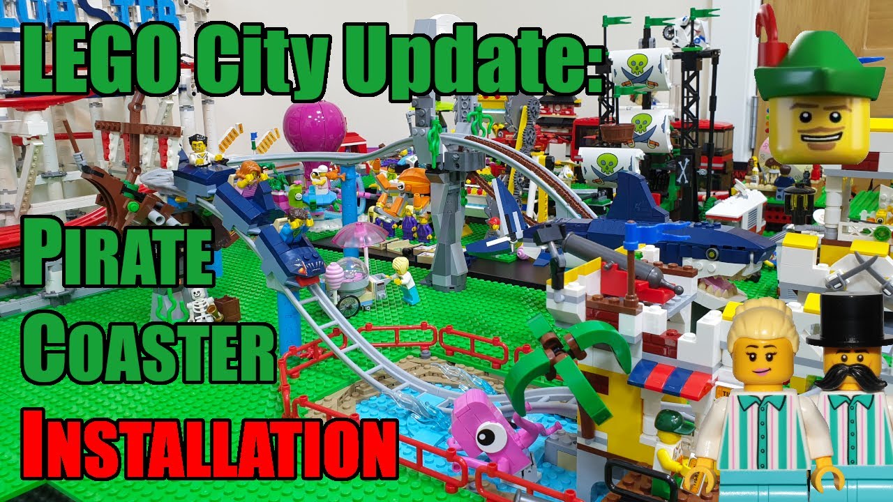 LEGO Fairground - Pirate Coaster Installation 31084 🎢🎡🎠🏹