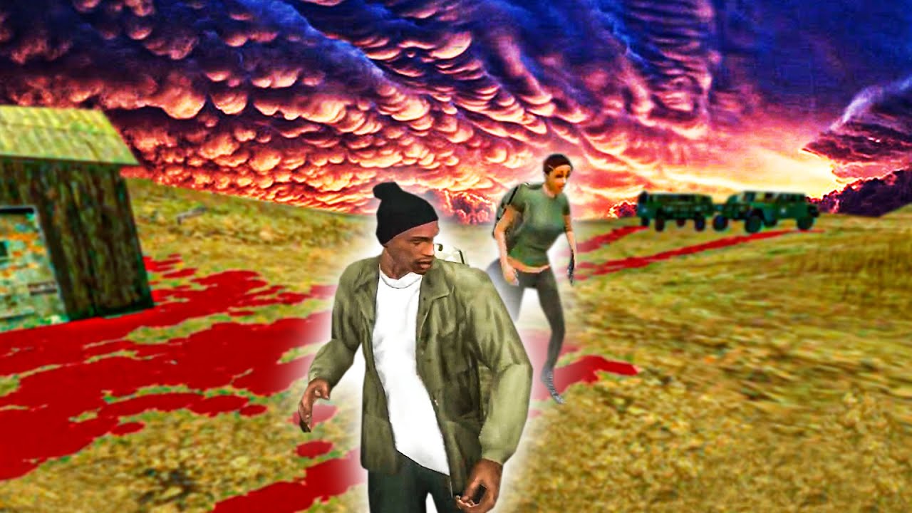FOMOS ATACADOS NO APOCALIPSE DO GTA!! - Zumbis em San Andreas #6