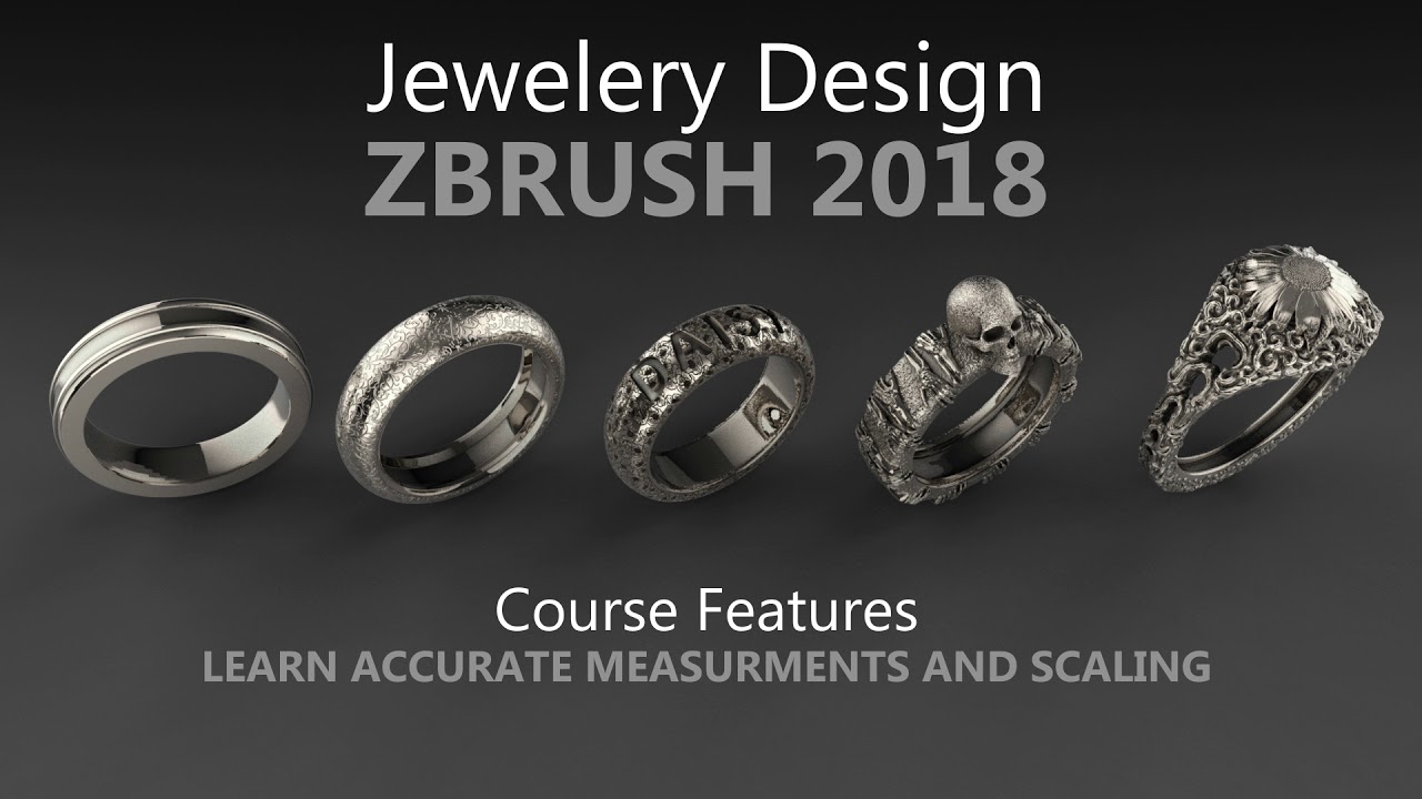 Jewellery Design in ZBrush 2018 - Complete Jewellery Course