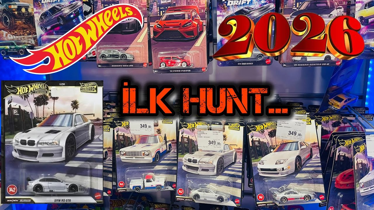 HOT WHEELS HUNT...2026'NIN İLK HUNT'I... YENİ BOULEVARD SETİ...